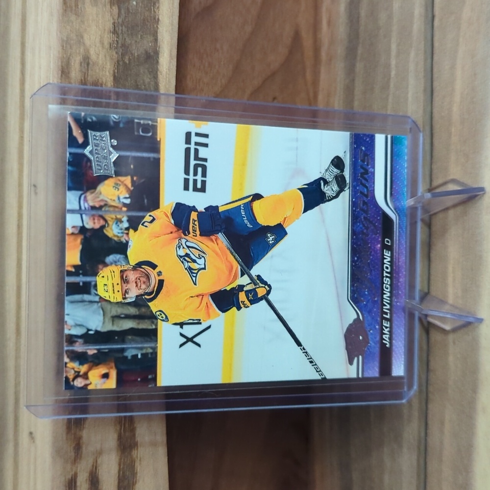 2023-24 Upper Deck Young Guns RC Jake Livingston Nashville Predators YG